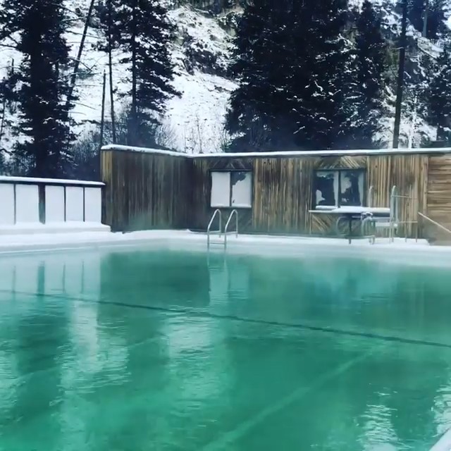 Pool at Medicine Hot Springs